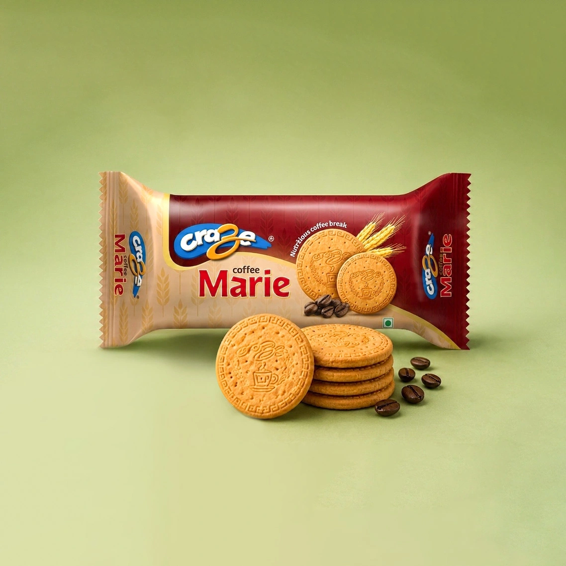 Craze Coffee Marie Biscuits
